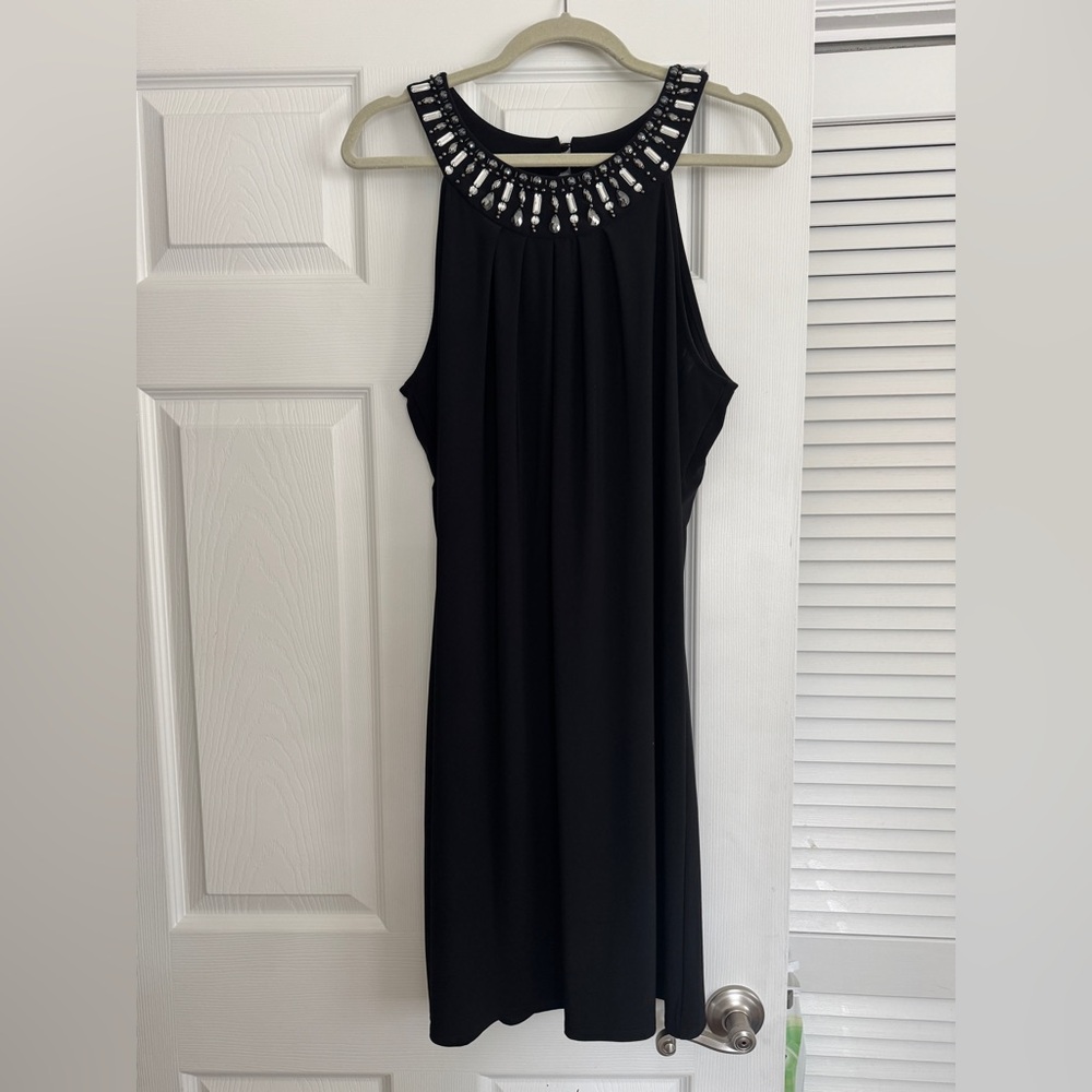 White House Black Market Black Sleeveless Dress